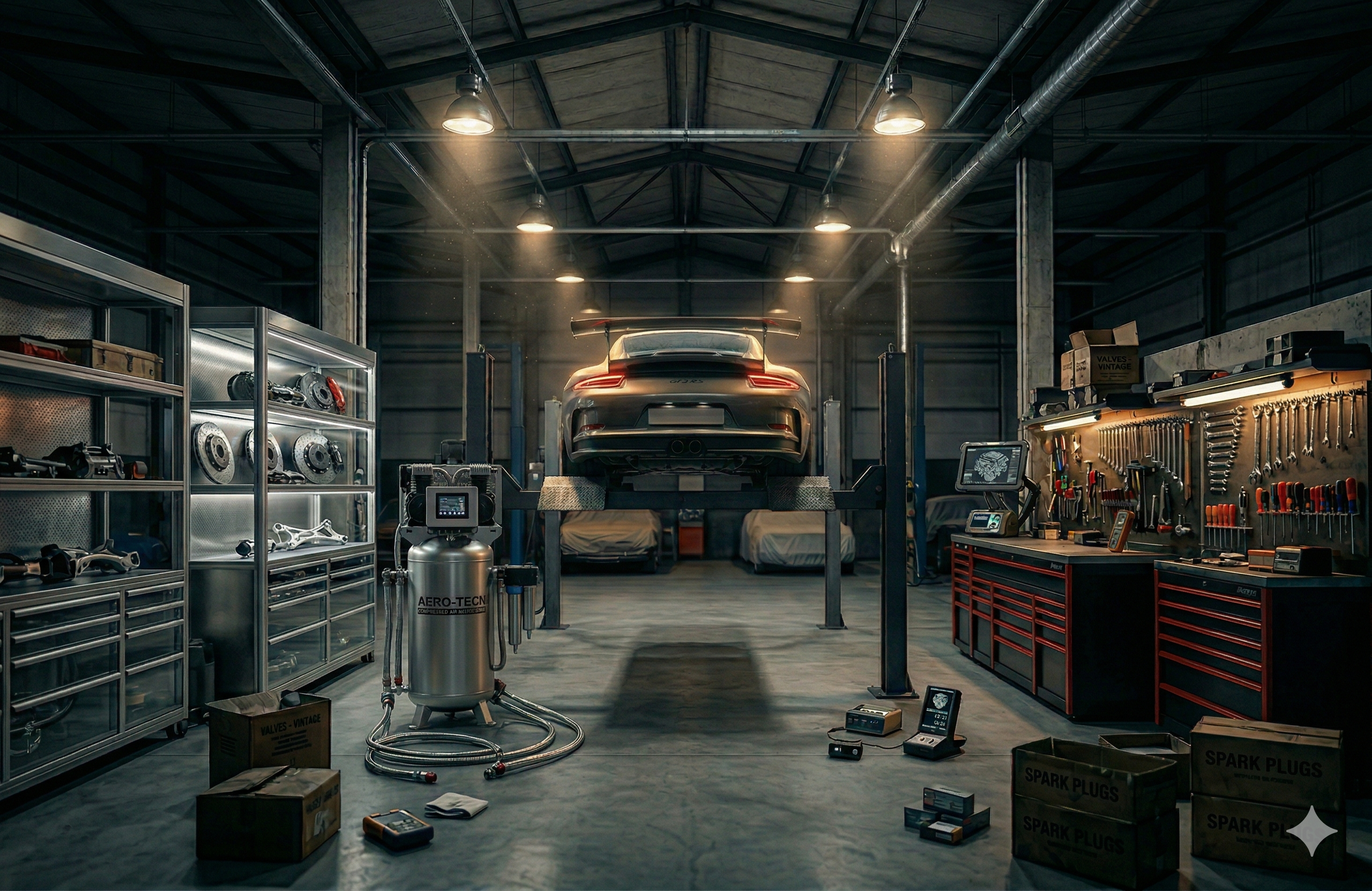 Atelier mécanique haut de gamme